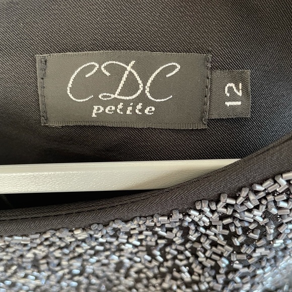 CDC petite size 12 black dress - Picture 4 of 4